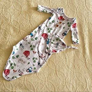 FRANKIE'S FARM PARTY Caden Lane knot gown and hat